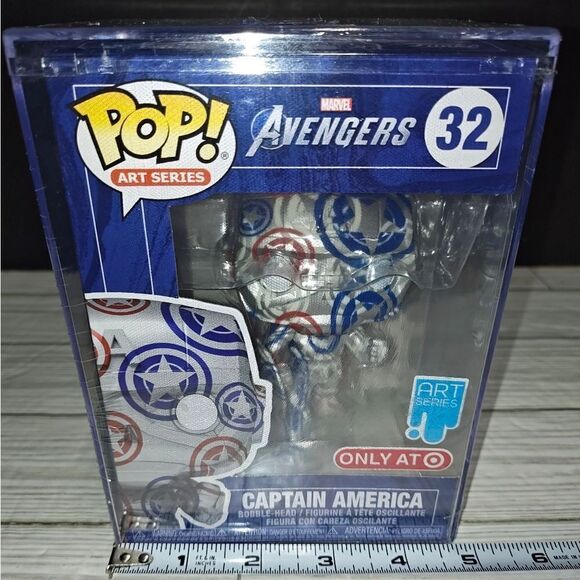 Funko Pop! Art Series: Marvel Avengers - Captain America #32 - Target Exclusive - Picture 10 of 11